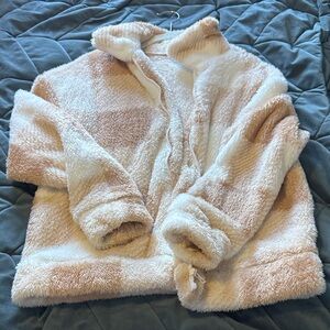 SHEIN Cream Fleece Jacket